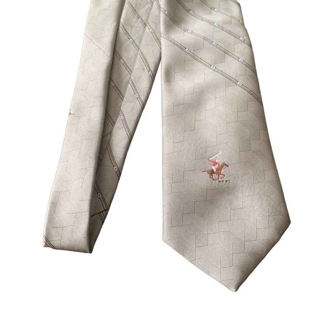 Pre Owned Men’s Beverly Hills Polo Club Tie Neck Tie Necktie Classic Design